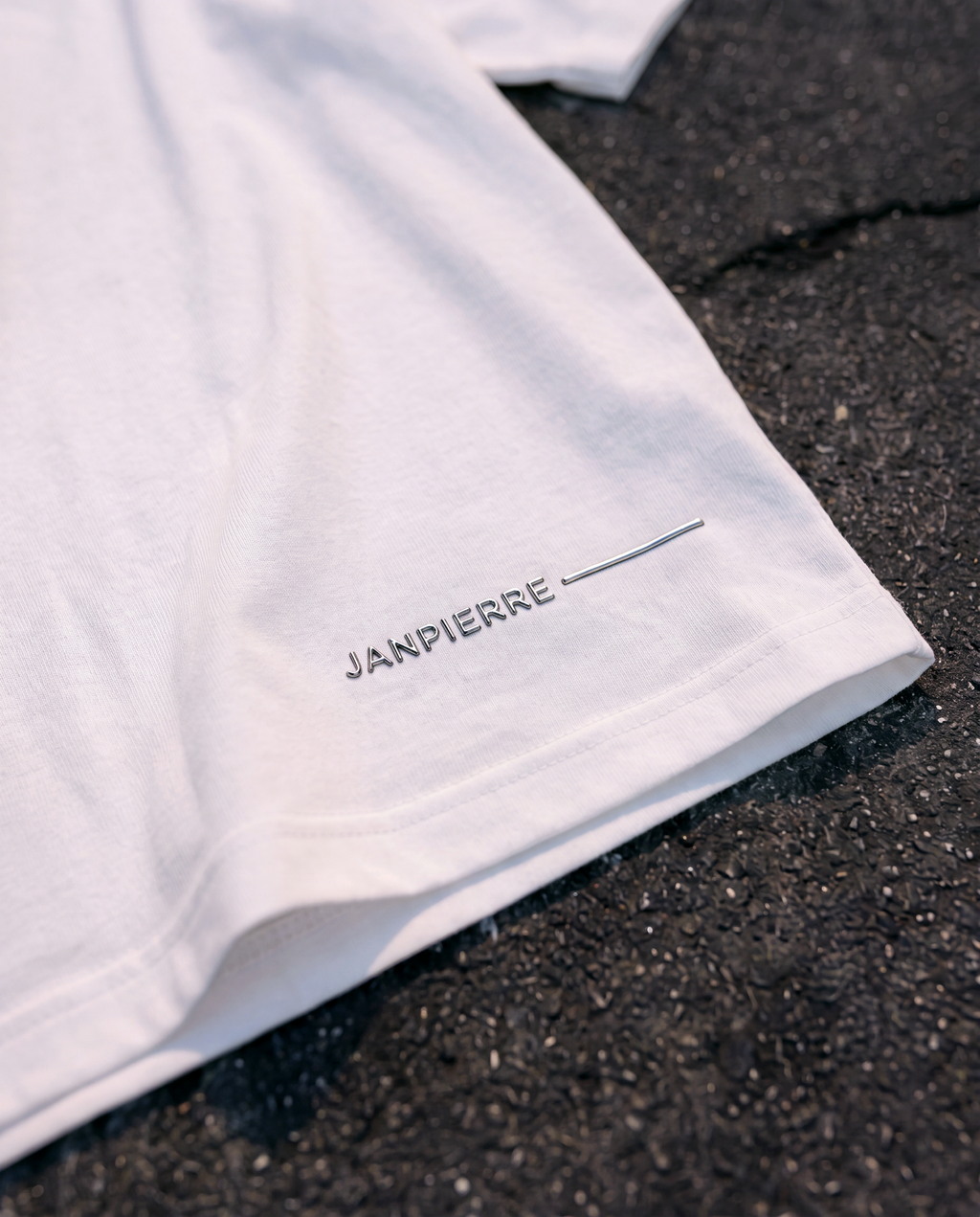 PRE-ORDER JANPIERRE ORIGIN WHITE — UNISEX OVERSIZED TEE