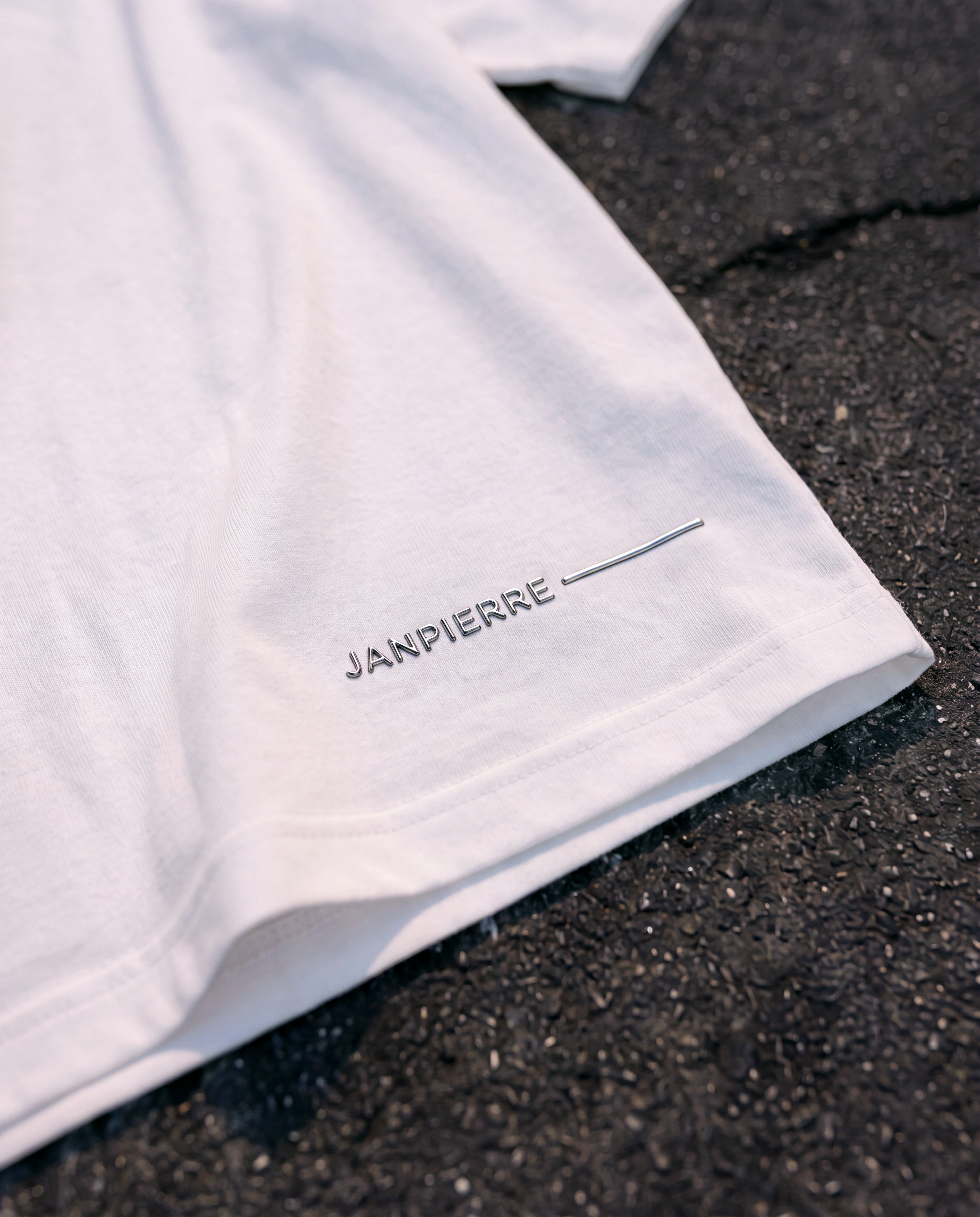 PRE-ORDER JANPIERRE ORIGIN WHITE — UNISEX OVERSIZED TEE
