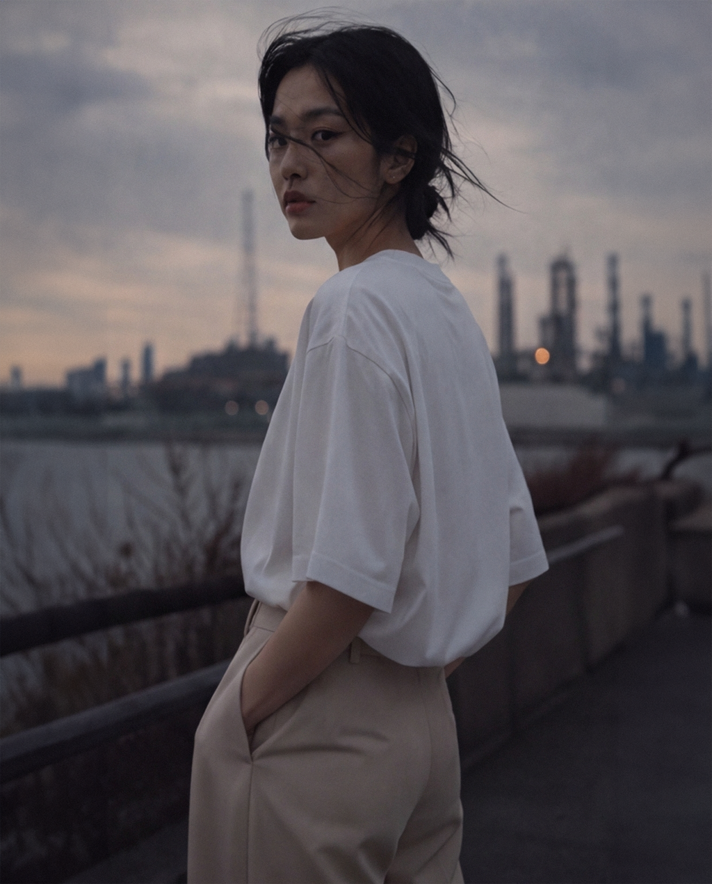 PRE-ORDER JANPIERRE ORIGIN WHITE — UNISEX OVERSIZED TEE