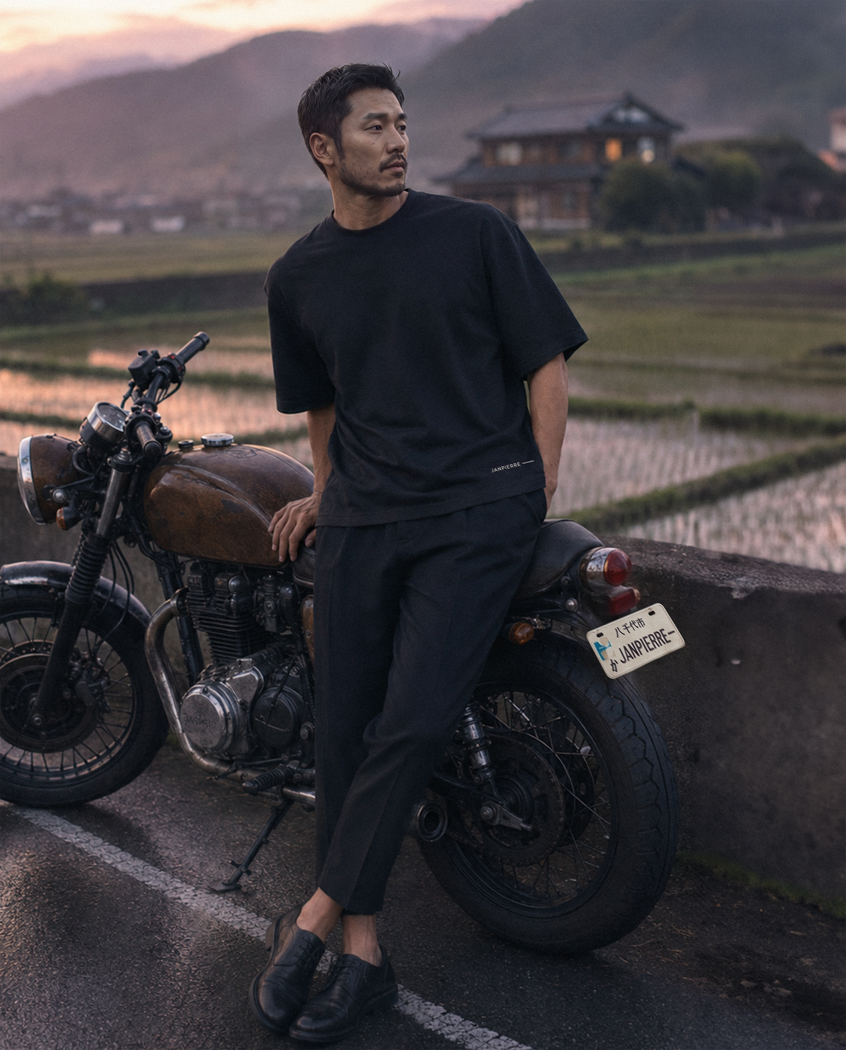 PRE-ORDER JANPIERRE ORIGIN BLACK — UNISEX OVERSIZED TEE