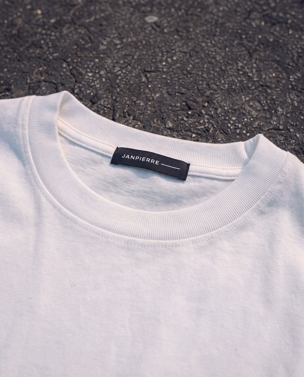 PRE-ORDER JANPIERRE ORIGIN WHITE — UNISEX OVERSIZED TEE