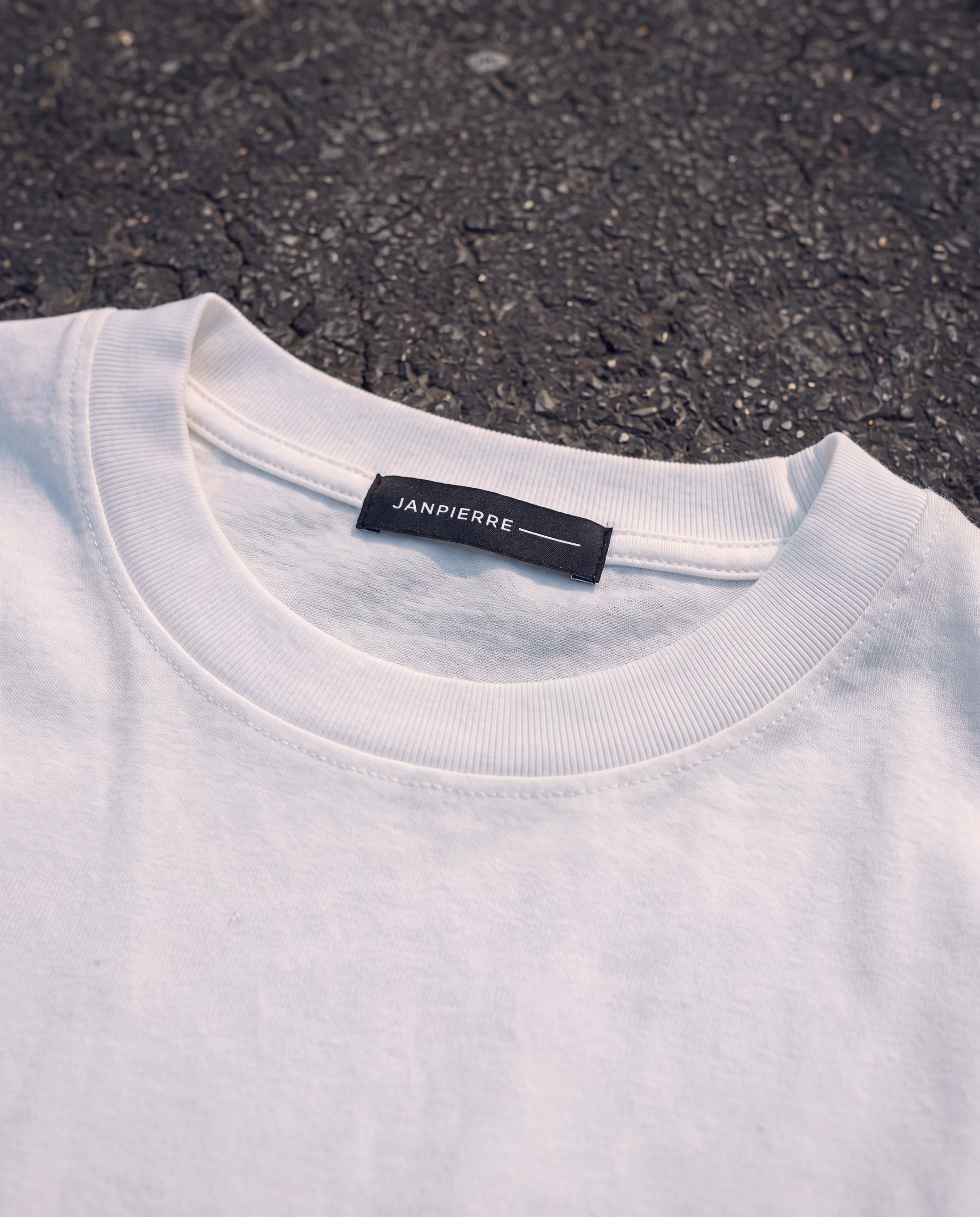 PRE-ORDER JANPIERRE ORIGIN WHITE — UNISEX OVERSIZED TEE